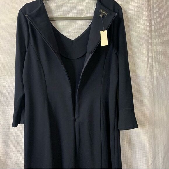 TALBOTS Refined Ponte Flounce Midi Fluted Sleeves
& Hem Dress - Picture 5 of 10